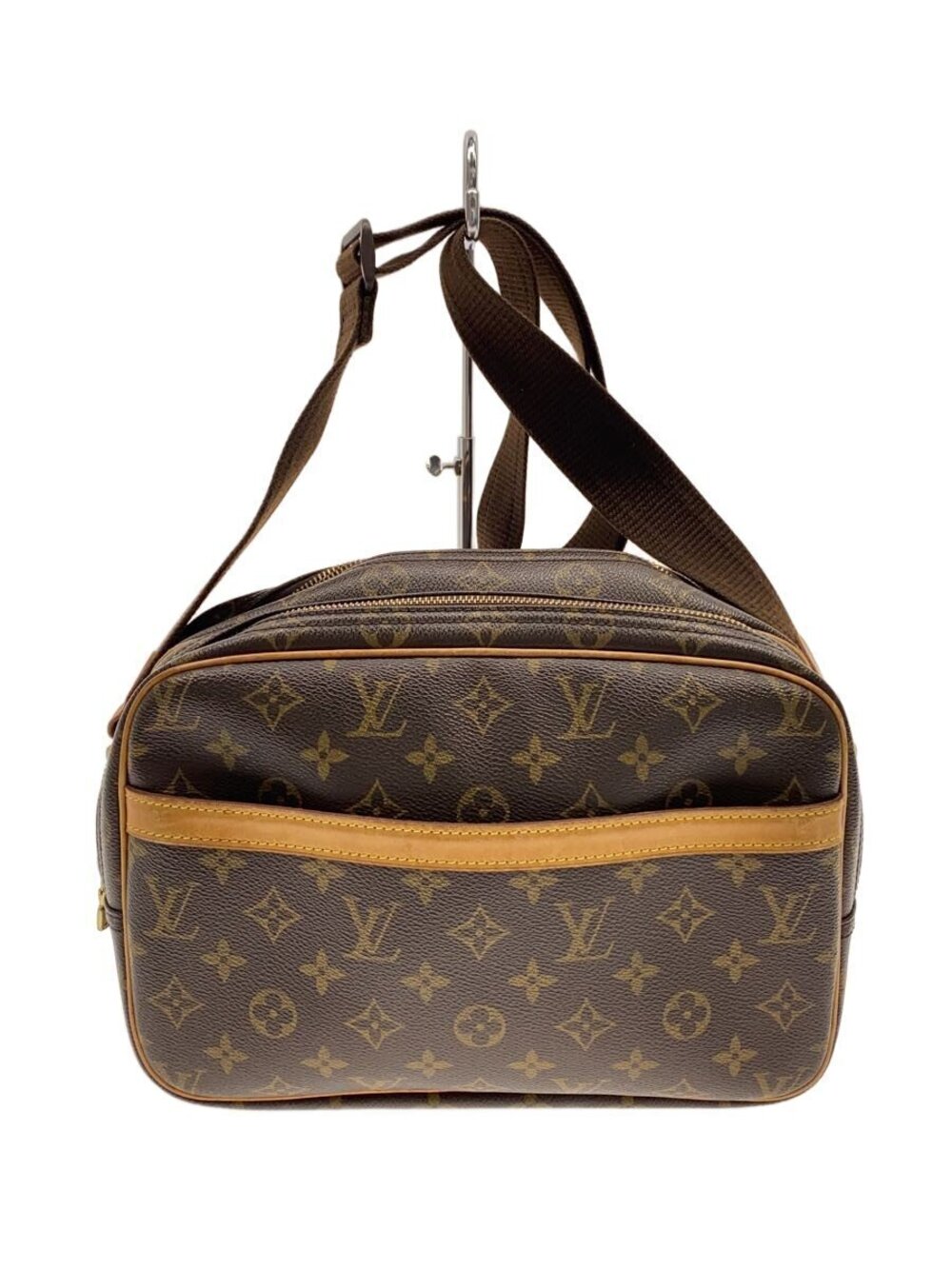 LOUIS VUITTON Reporter Monogram Canvas Brown